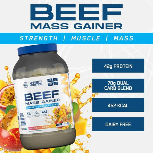 Applied Nutrition Beef Mass Gainer 3.13kg - MyGymSupplements