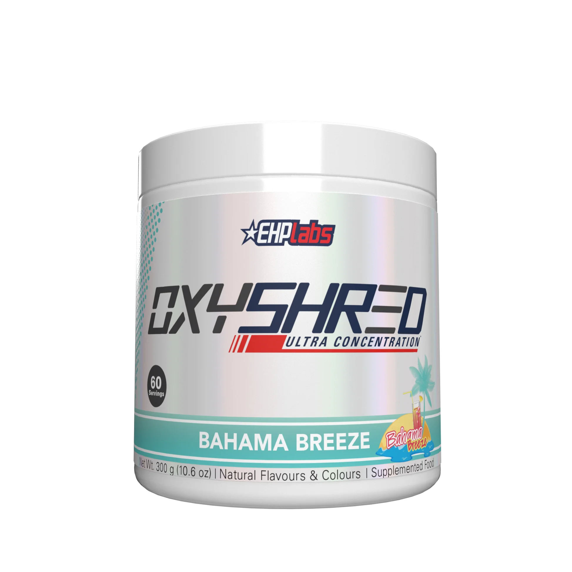 EHP Labs OxyShred 60 Servings / Bahama Breeze Pre Workout Powder