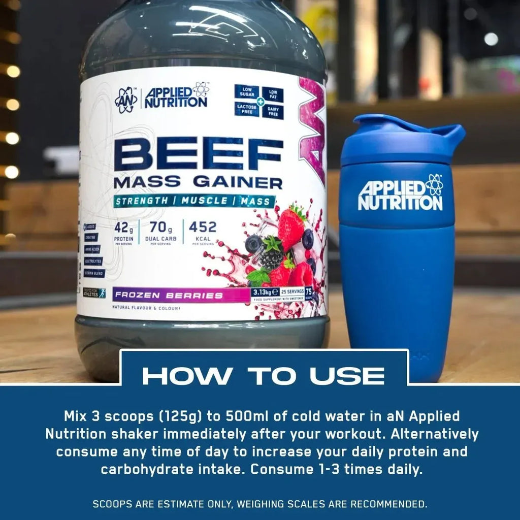 Applied Nutrition Beef Mass Gainer 3.13kg - MyGymSupplements