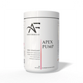 Apex Pump supplement container with Apex Formulas branding on a white background