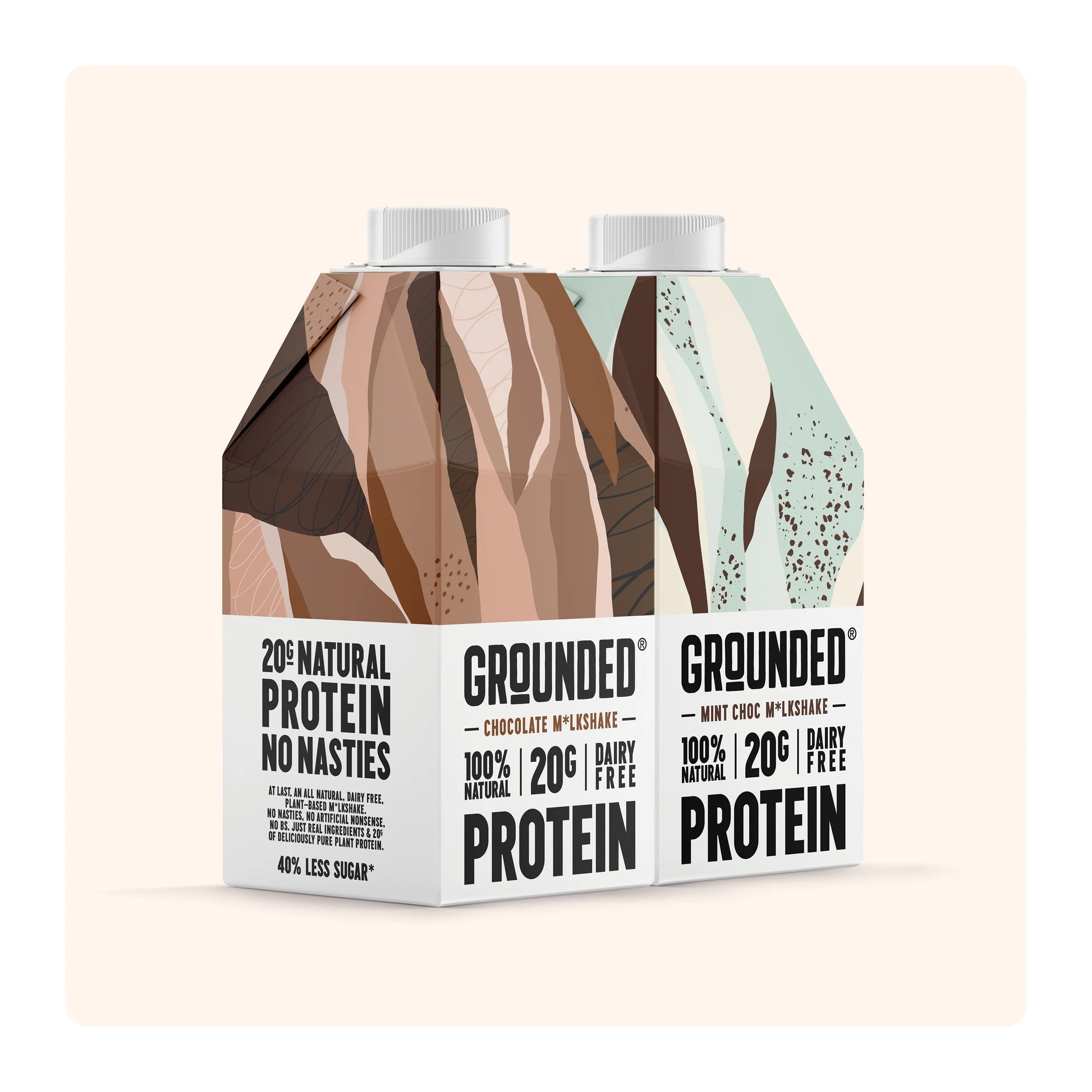 Grounded Protein M*lkshake 12x490ml - MyGymSupplements
