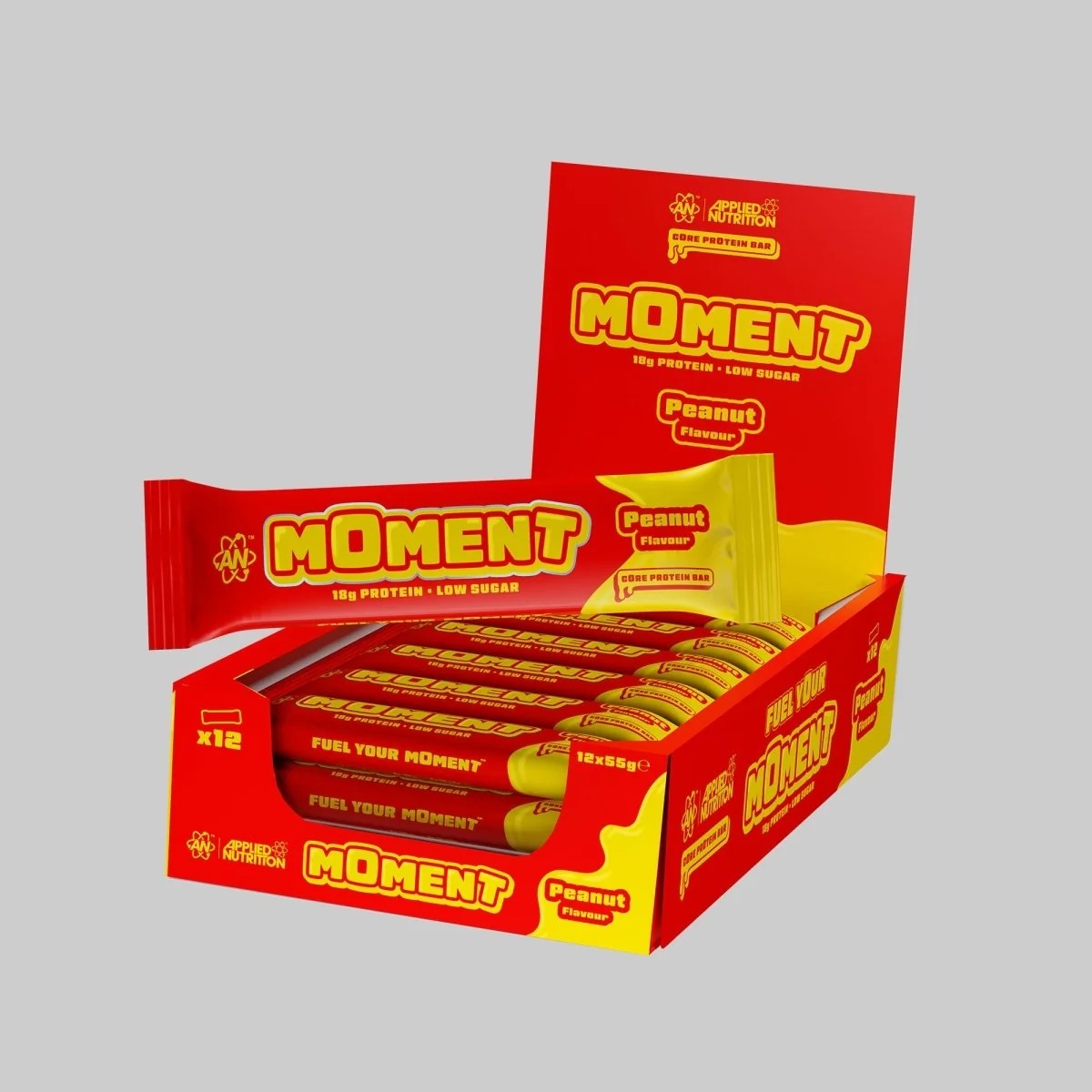 Applied Nutrition Moment Protein Bar – 18–19g Protein | Low Sugar