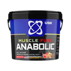 USN Muscle Fuel Anabolic Gainer Variety Pack 4kg / Peanut Caramel/Choc/Strawb/Banana All In One Gainer Powder