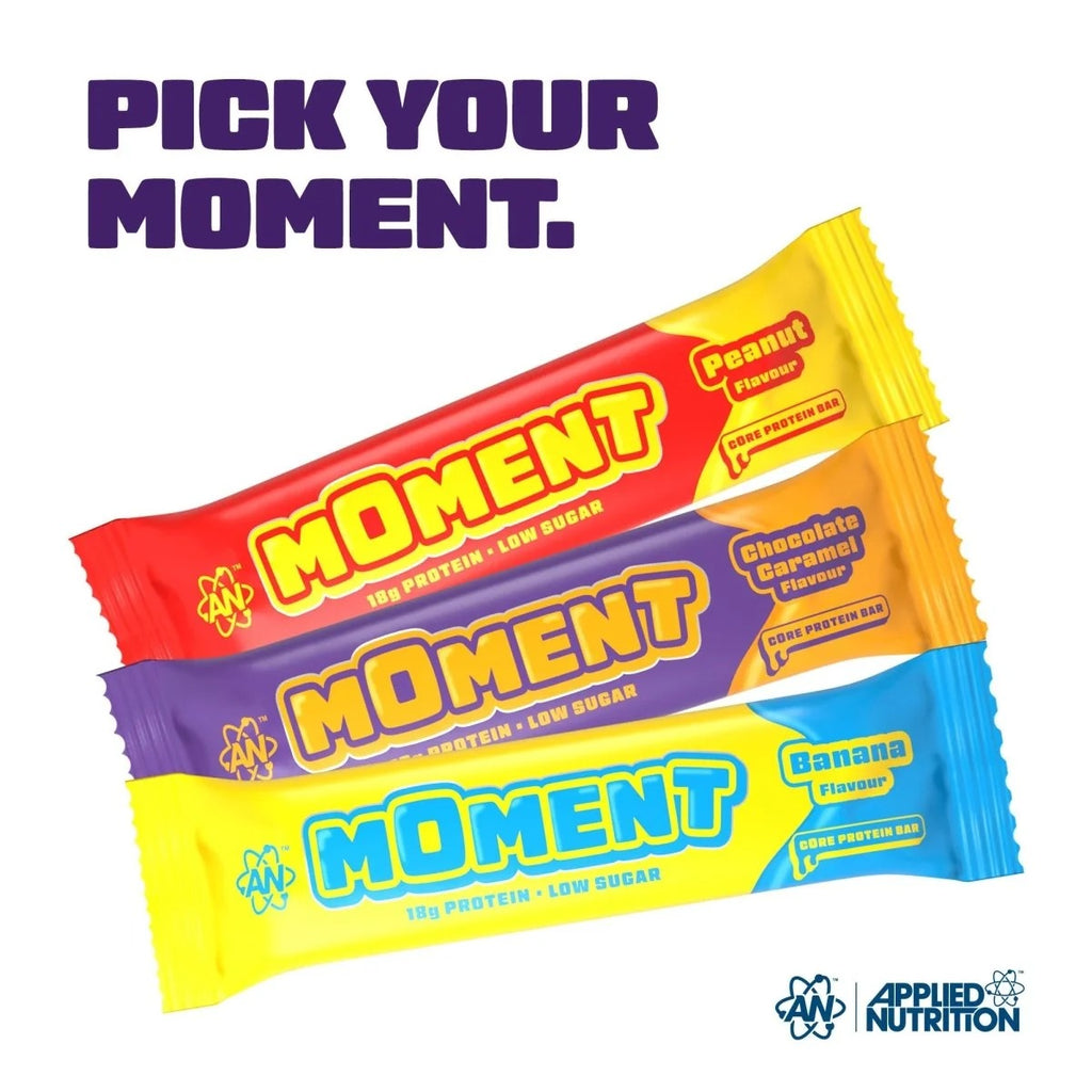 Applied Nutrition Moment Protein Bar – 18–19g Protein | Low Sugar