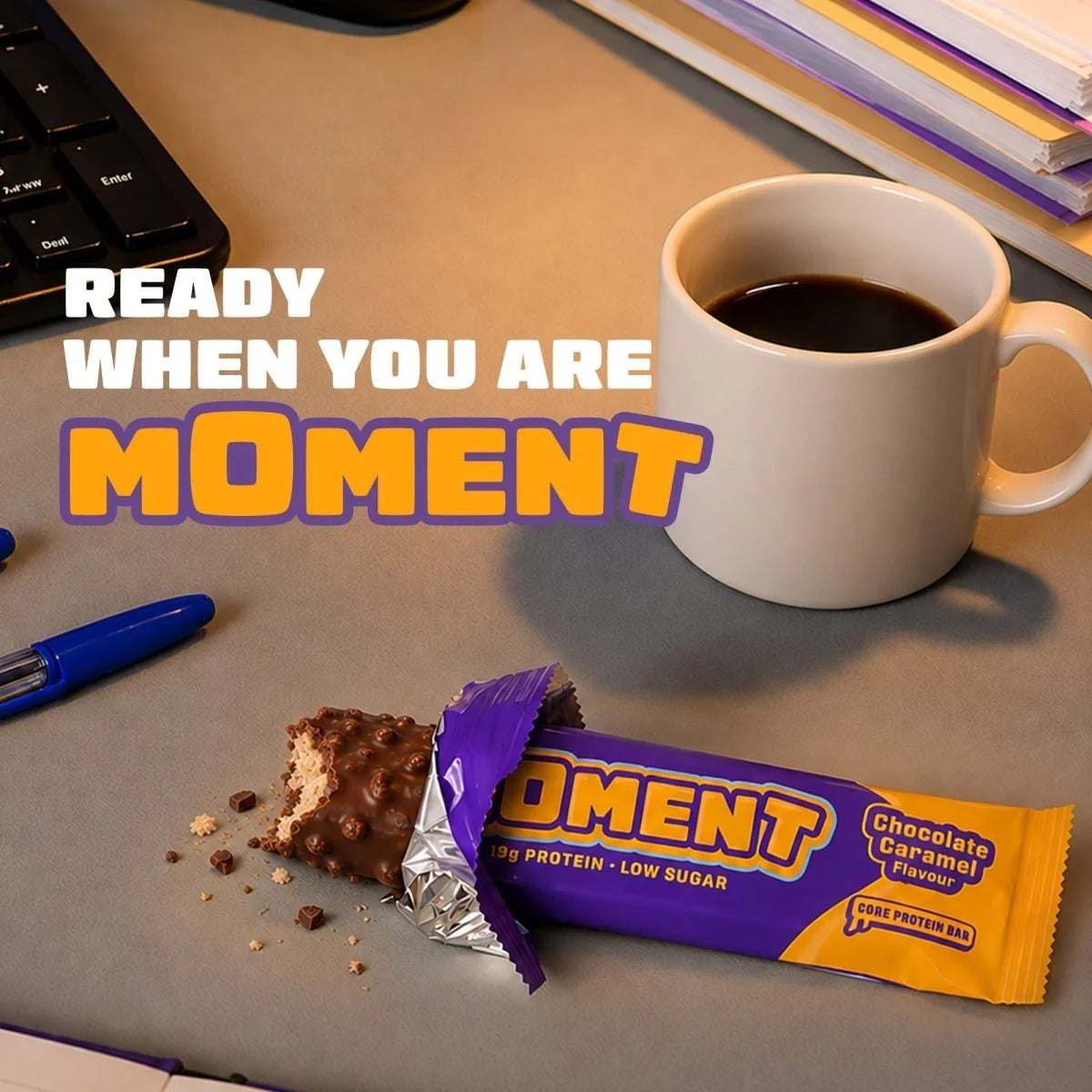 Applied Nutrition Moment Protein Bar – 18–19g Protein | Low Sugar
