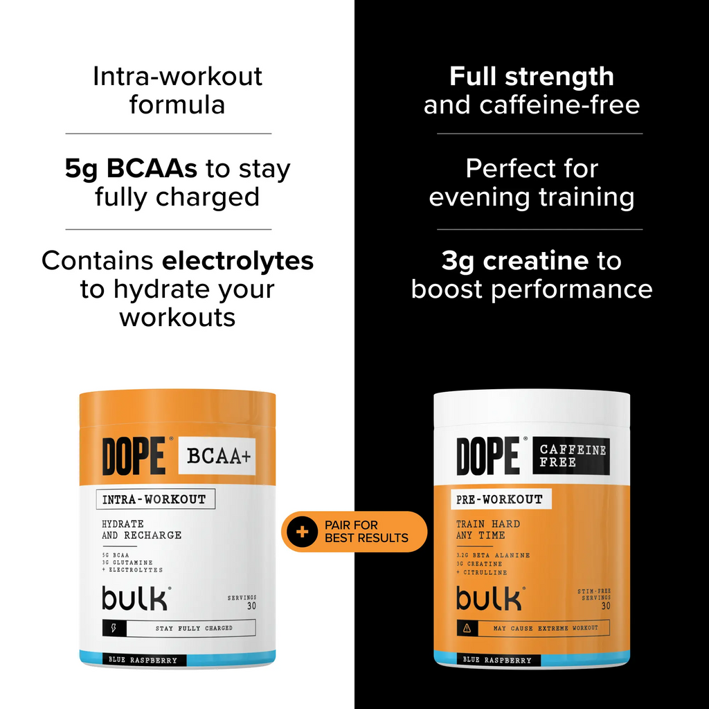 Bulk Dope Pre Workout Caffeine Free 510g - MyGymSupplements