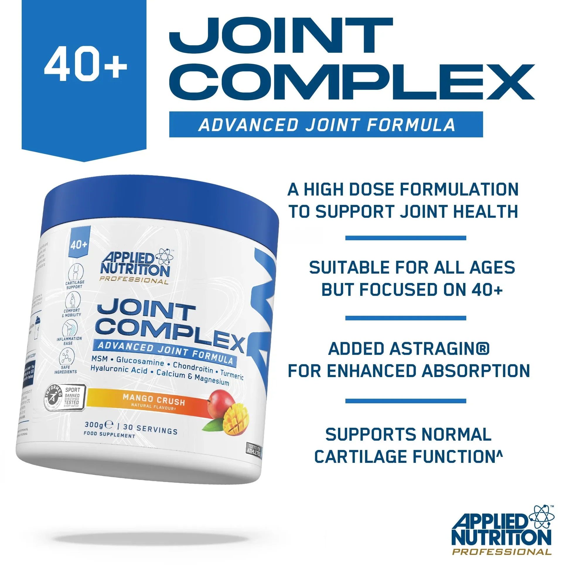 Applied Nutrition Joint Complex (40 + Range) - Informed Sport Approved INF002