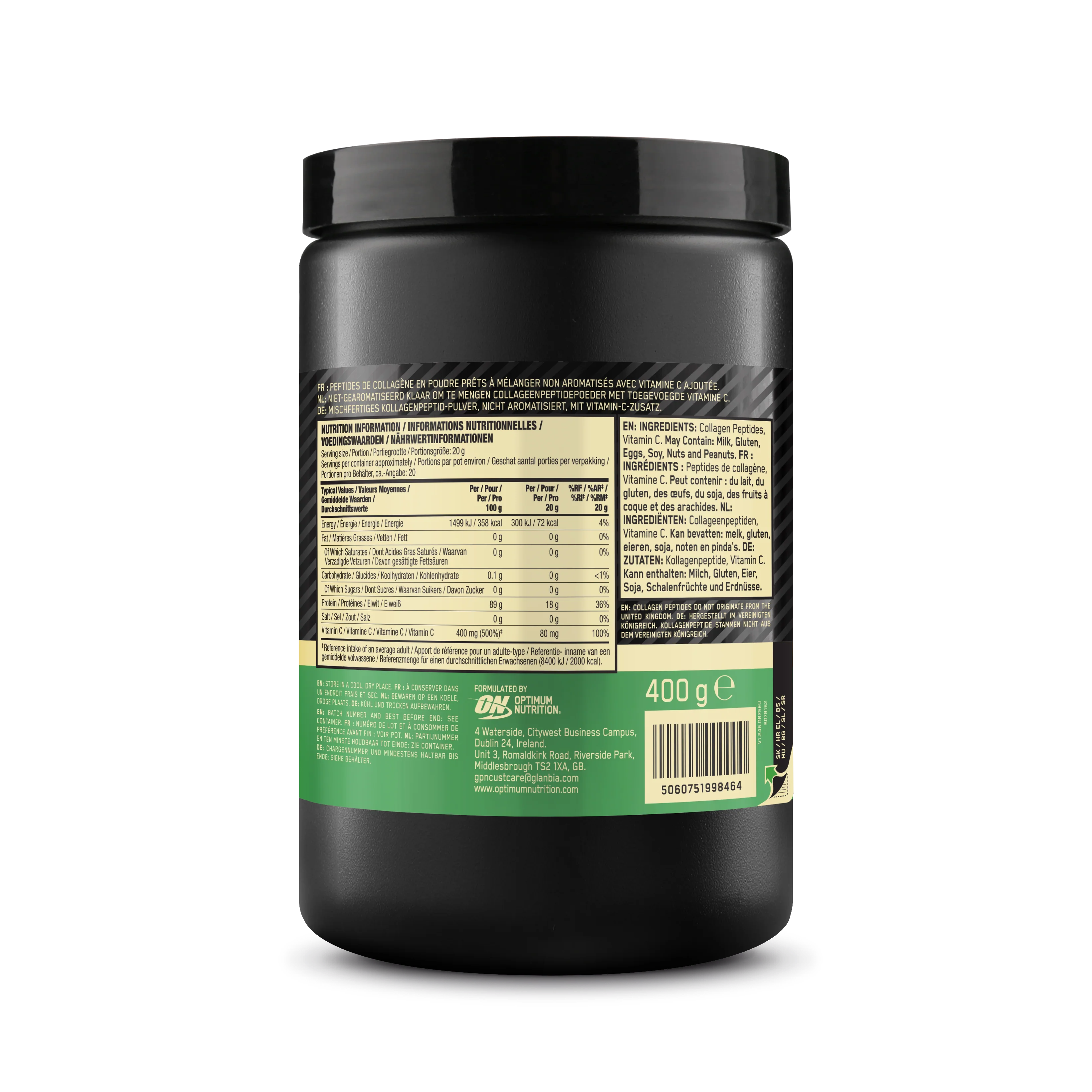 Optimum Nutrition Collagen Peptides 320g - MyGymSupplements