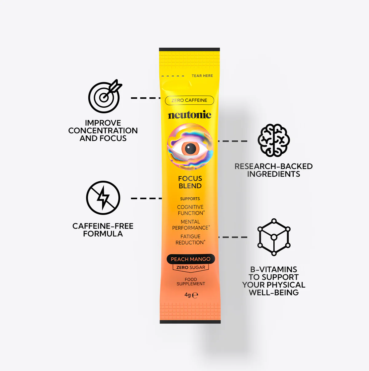 Neutonic Focus Blend 16 Sachets