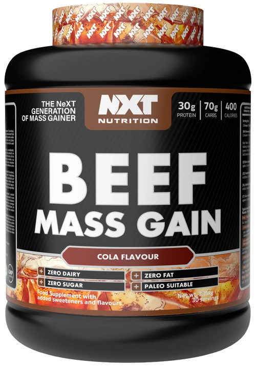 NXT Nutrition Beef Mass Gain 3.15kg - MyGymSupplements