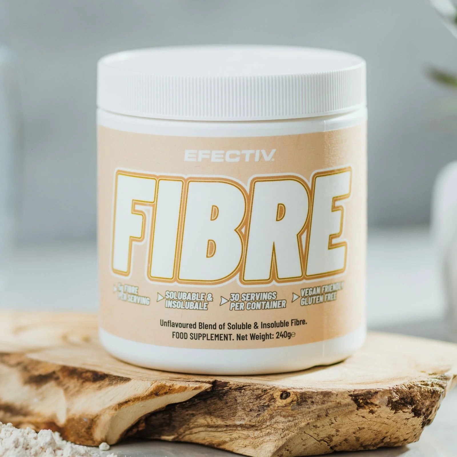Efectiv Nutrition Fibre - 240g / Unflavoured - Fibre Powder