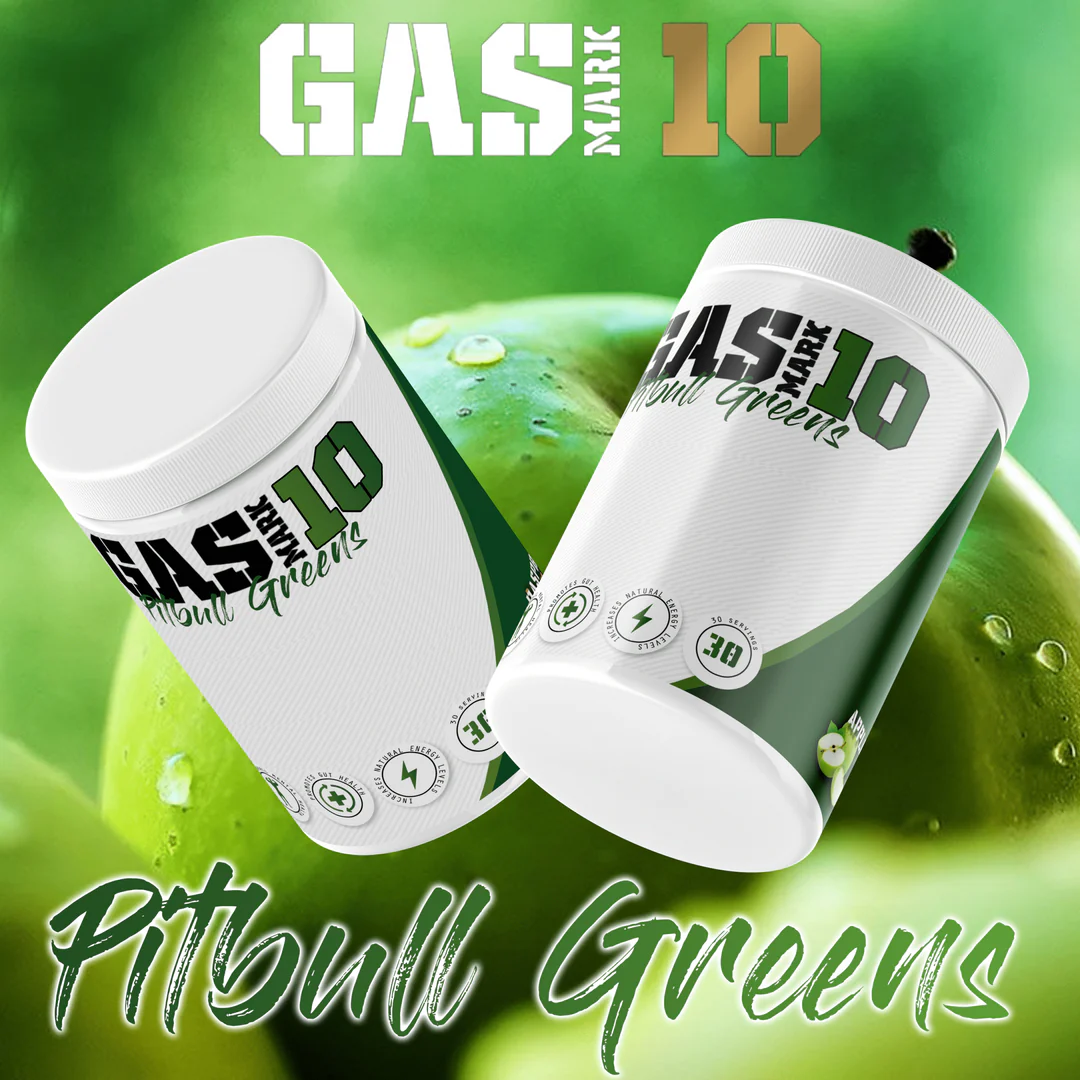 Gas Mark 10 Pitbull Greens 270g / Apple Greens