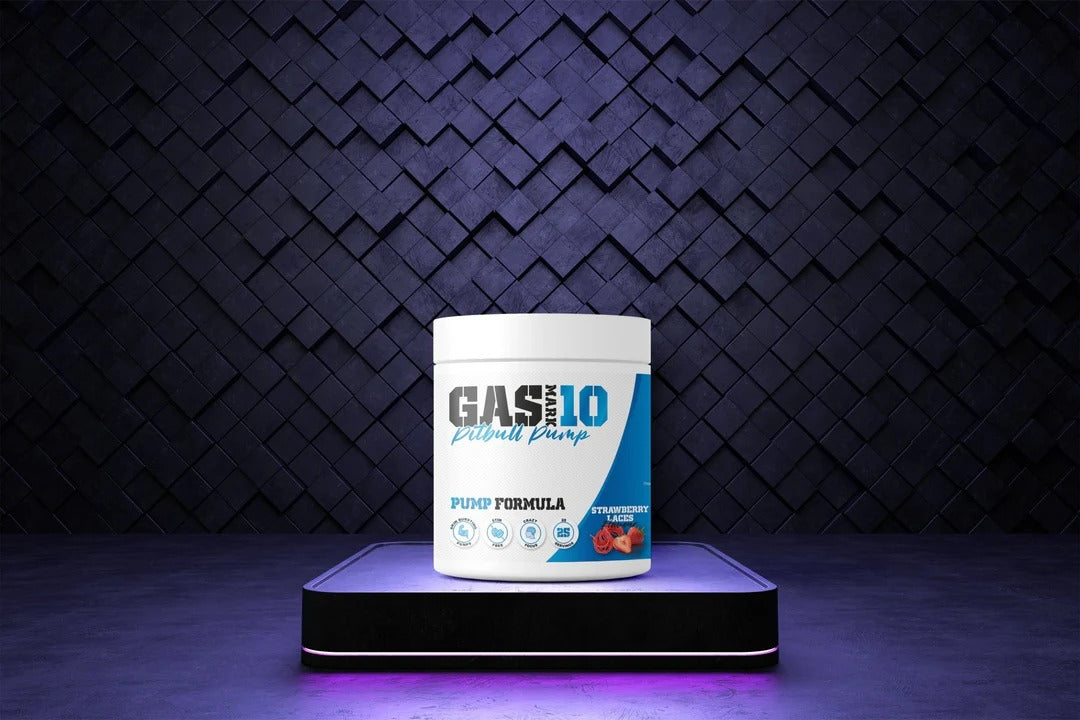 Gas Mark 10 Pitbull Pump 450g / Strawberry Laces Pre Workout