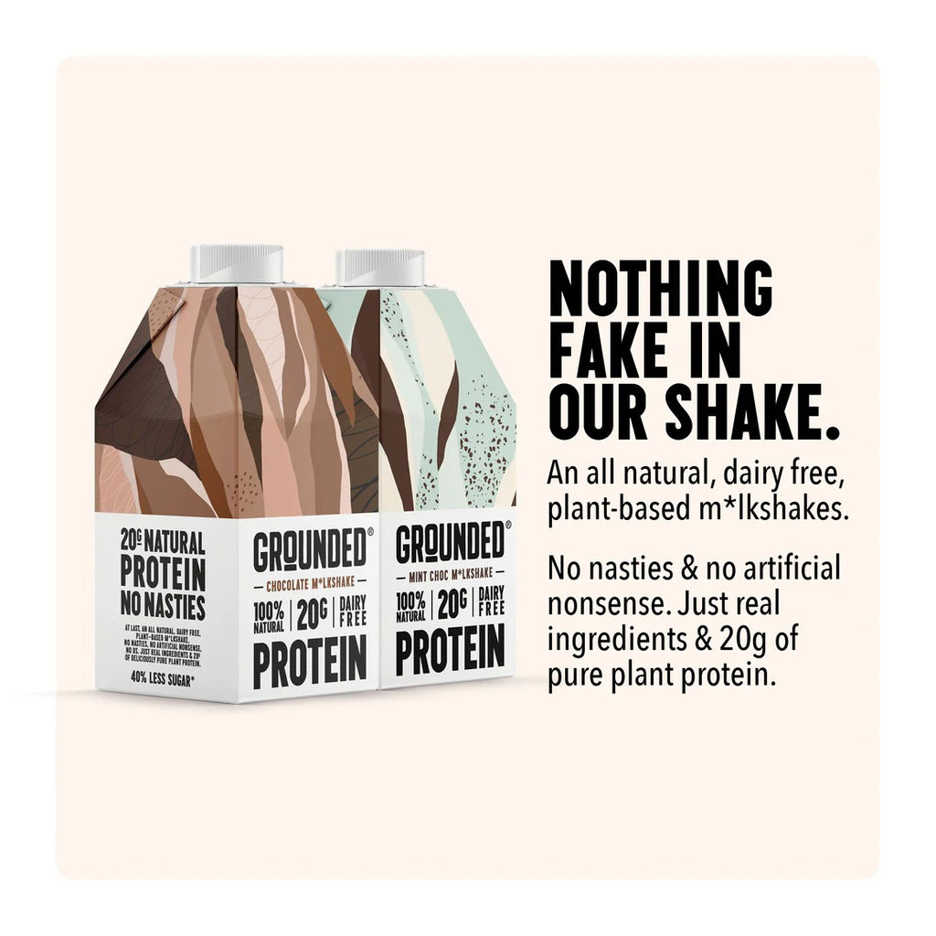 Grounded Protein M*lkshake 12x490ml - MyGymSupplements