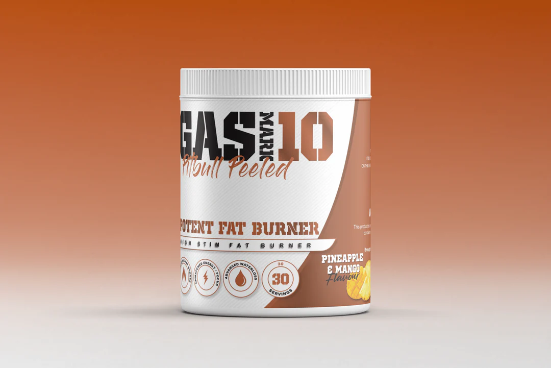 Gas Mark 10 Pitbull Peeled 210g / Pineapple & Mango Fat Burners