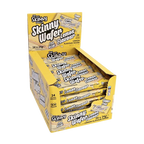 Box of Skinny Food Zero Sugar Wafers with lemon-flavored snack packs inside