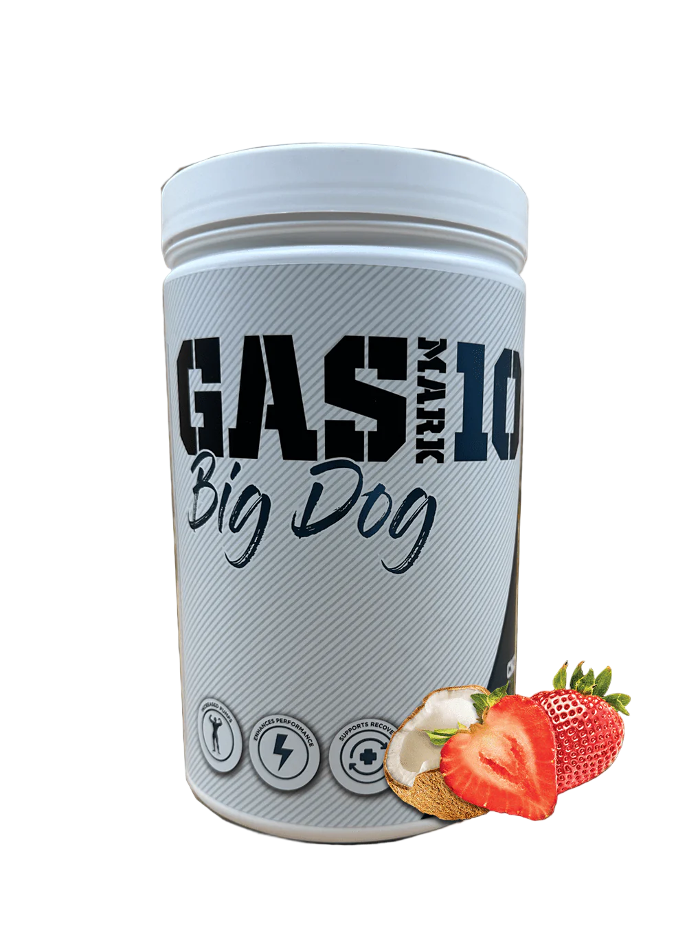 Gas Mark 10 Big Dog 720g / Strawberry Coconut Pre Workout RTDs
