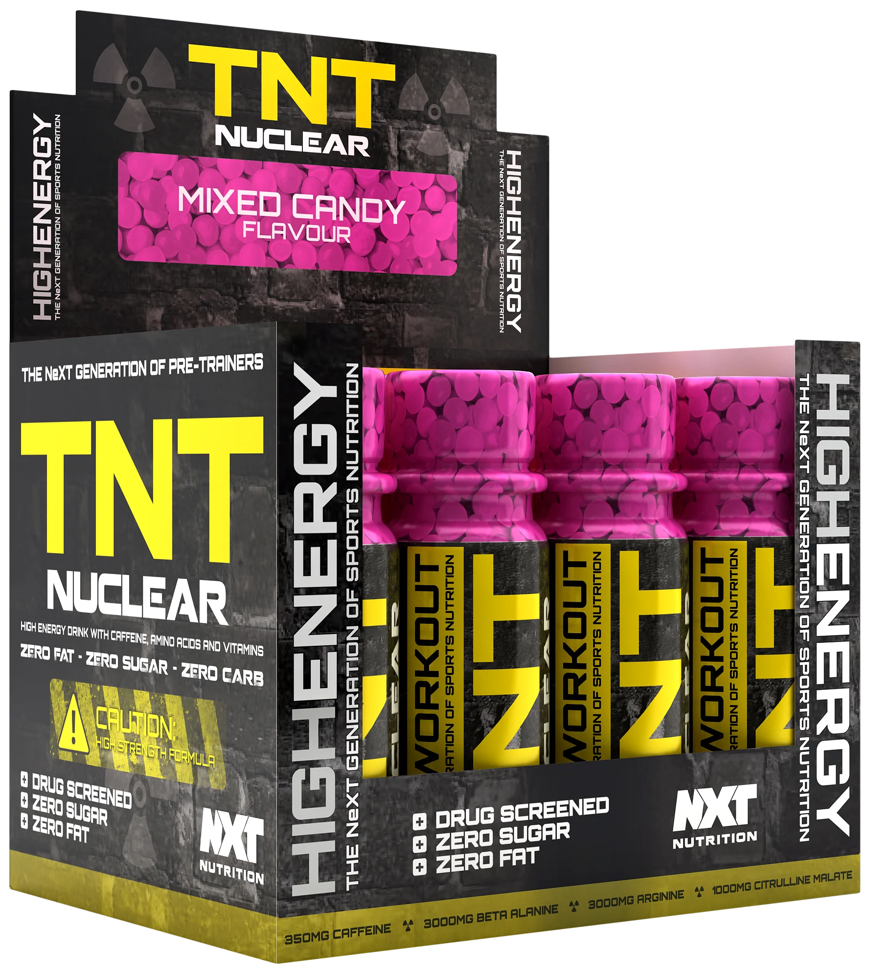 NXT Nutrition TNT Nuclear Shots 12x60ml - MyGymSupplements