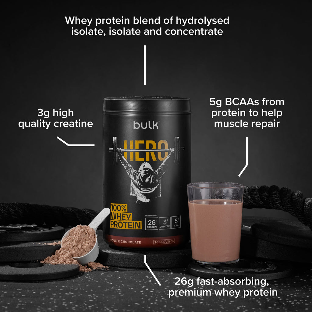 Bulk Hero Whey Isolate Protein Powder Premium Blend - MyGymSupplements