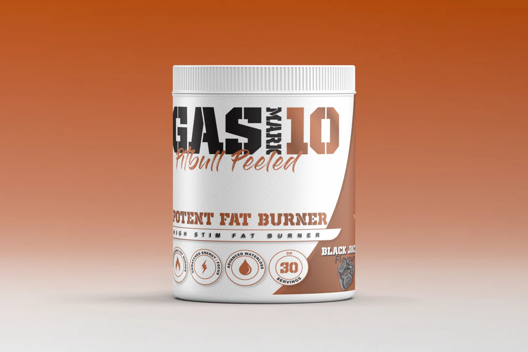 Gas Mark 10 Pitbull Peeled 210g / Black Jack Fat Burners