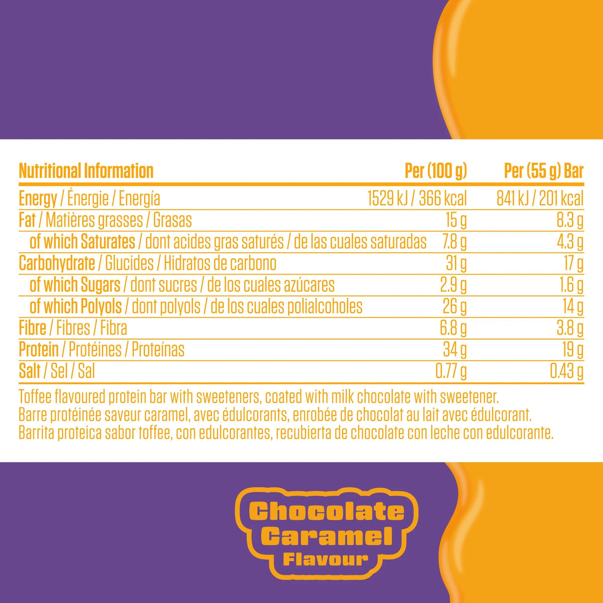 Applied Nutrition Moment Protein Bar – 18–19g Protein | Low Sugar