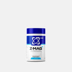 White and blue USN ZMAG Athletic bottle of magnesium complex for hormonal balance supplements