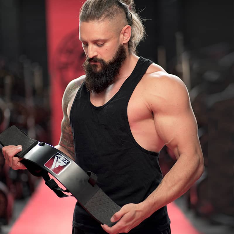 RDX Gym Arm Blaster T2 for Bicep Curls - Arm Pads