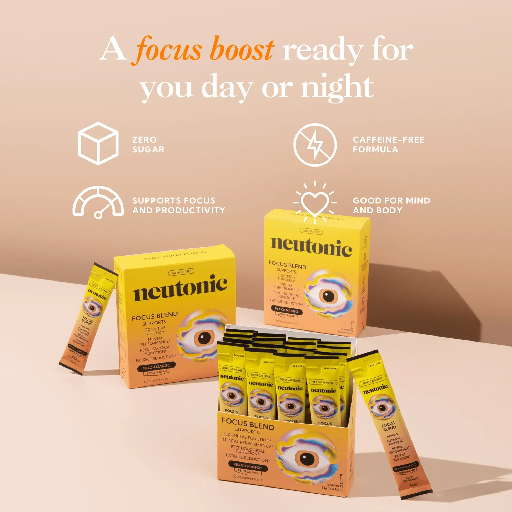 Neutonic Focus Blend 16 Sachets - MyGymSupplements