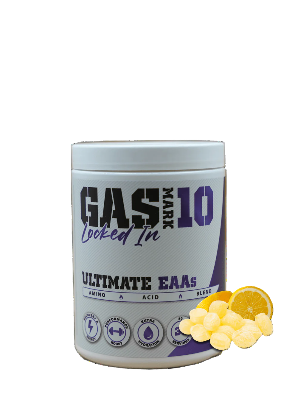 Gas Mark 10 Locked In 405g / Lemon Sherbet EAAs