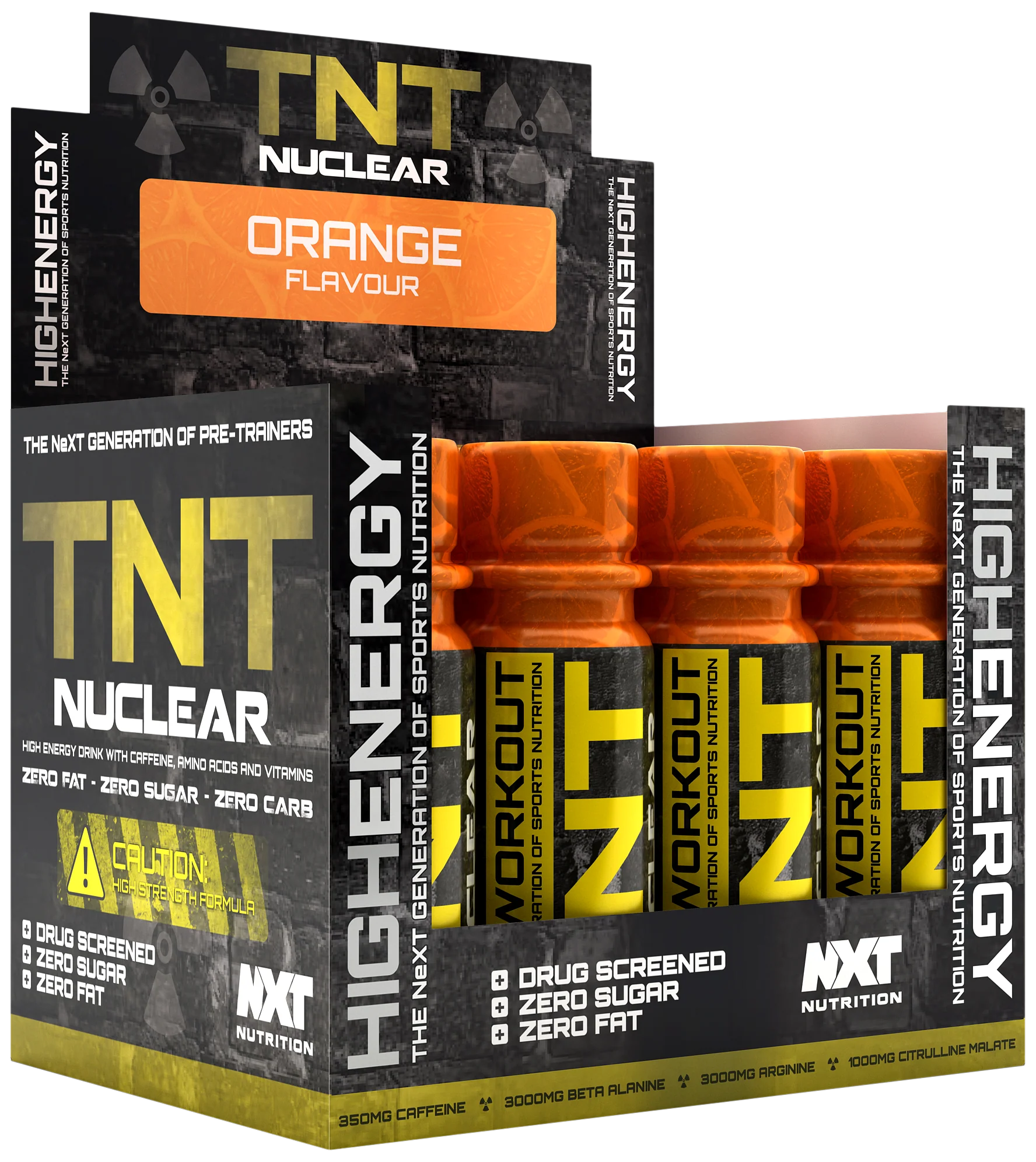 NXT Nutrition TNT Nuclear Shots 12x60ml - MyGymSupplements