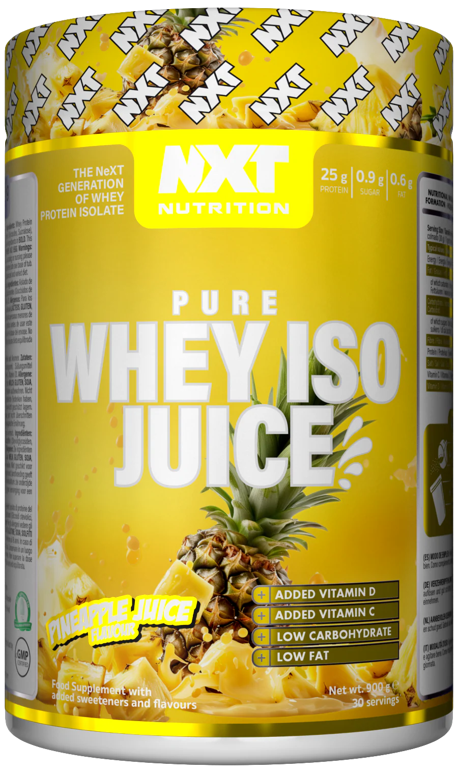 NXT Nutrition Pure Whey ISO Juice 900g - MyGymSupplements