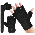 RDX Gym Glove Micro Plus S / Black Weight Lifting Gloves