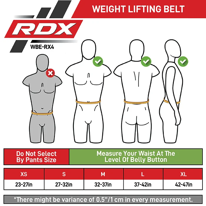RDX Weight Lifting Belt Eva Curve Rx4 - Weight Lifting Belt