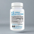 White InnovaPharm D3+K2 bottle for bone health and reducing arterial stiffness