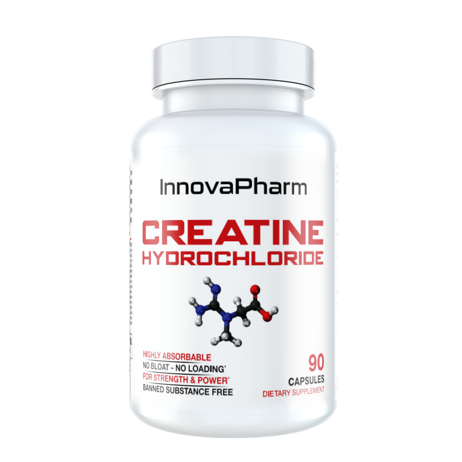 Innovapharm Creatine Hydrochloride - 90 Caps - Creatine Capsules