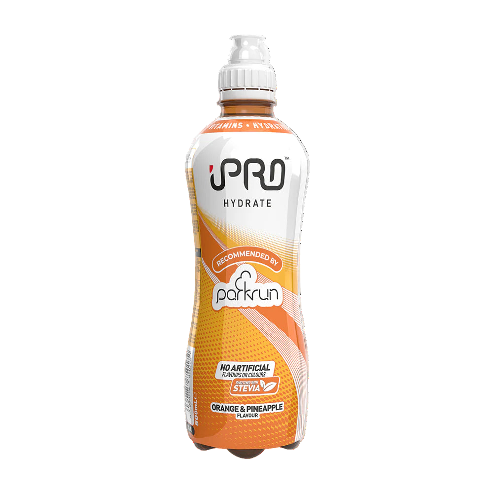UPRO Hydrate bottle with parkrun logo on a white background