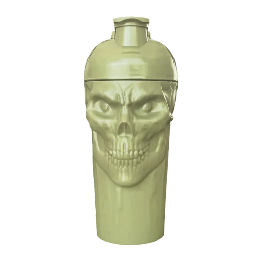 JNX Sports The Curse! Skull Shaker - 700ml / Olive Drab - Shaker Bottle (Less Than 2 Litres)