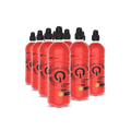 QNT L-Carnitine 2000mg pack of six red sports drinks with black caps