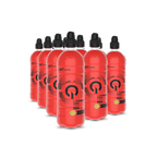 QNT L-Carnitine 2000mg pack of six red sports drinks with black caps