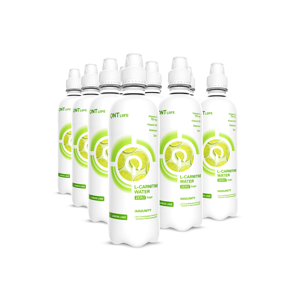 QNT Immunity Water H20 - 12x500ml / Lemon Lime - Immunity Support Ready-to-Drinks