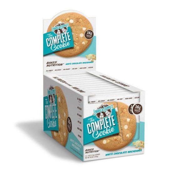 Lenny & Larry’s The Complete Cookie - 12x113g / White Chocolaty Macadamia - Vegan Protein Cookies