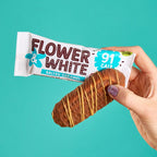 Flower & White Meringue Bar - 12x20g / Salted Caramel - Meringue Bar