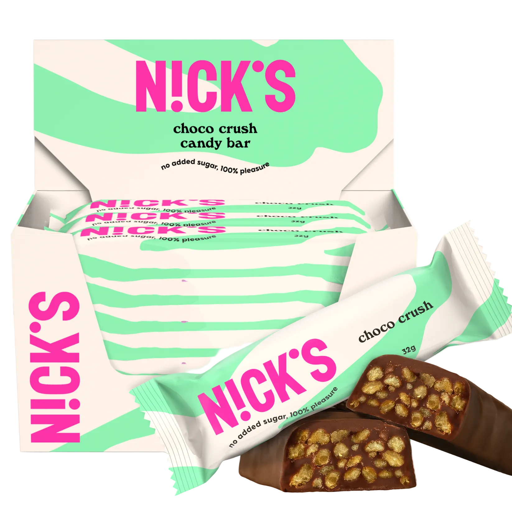NICK'S Candy Bar 12x50g - MyGymSupplements
