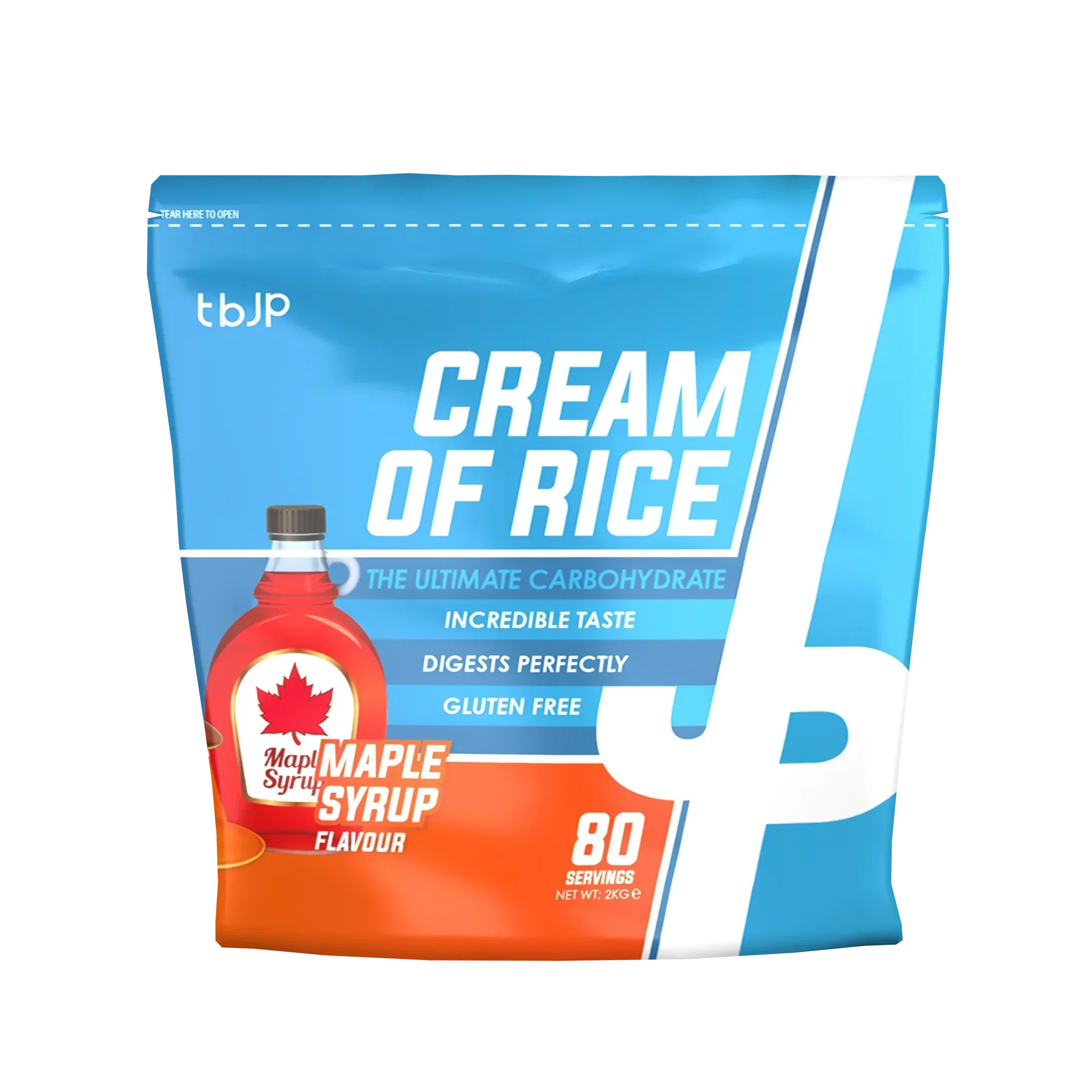 Trained By JP Cream Of Rice - 2kg / Maple Syrup - Cream of Rice Powder