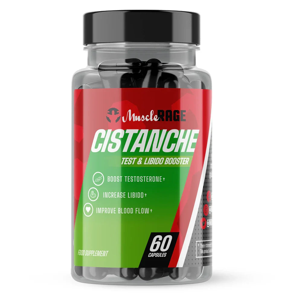 Muscle Rage Cistanche - 60 Caps - Testosterone Booster Capsules