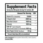 Muscle Rage King Test - 300 Caps - Testosterone Booster Capsules