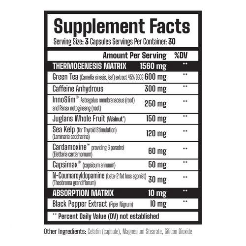 Muscle Rage Lipodrol - 90 Caps - Weight Loss Support Capsules