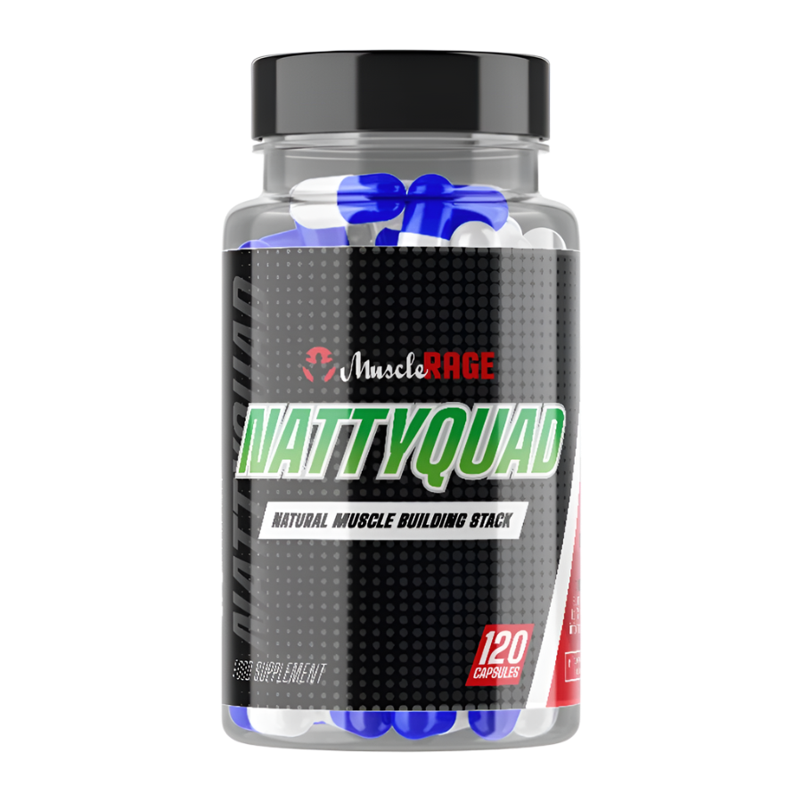 Muscle Rage Nattyquad - 120 Caps - Multi-Vitamin Capsules