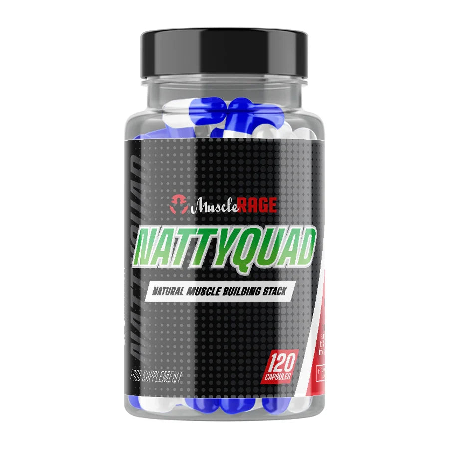 Muscle Rage Nattyquad - 120 Caps - Multi-Vitamin Capsules