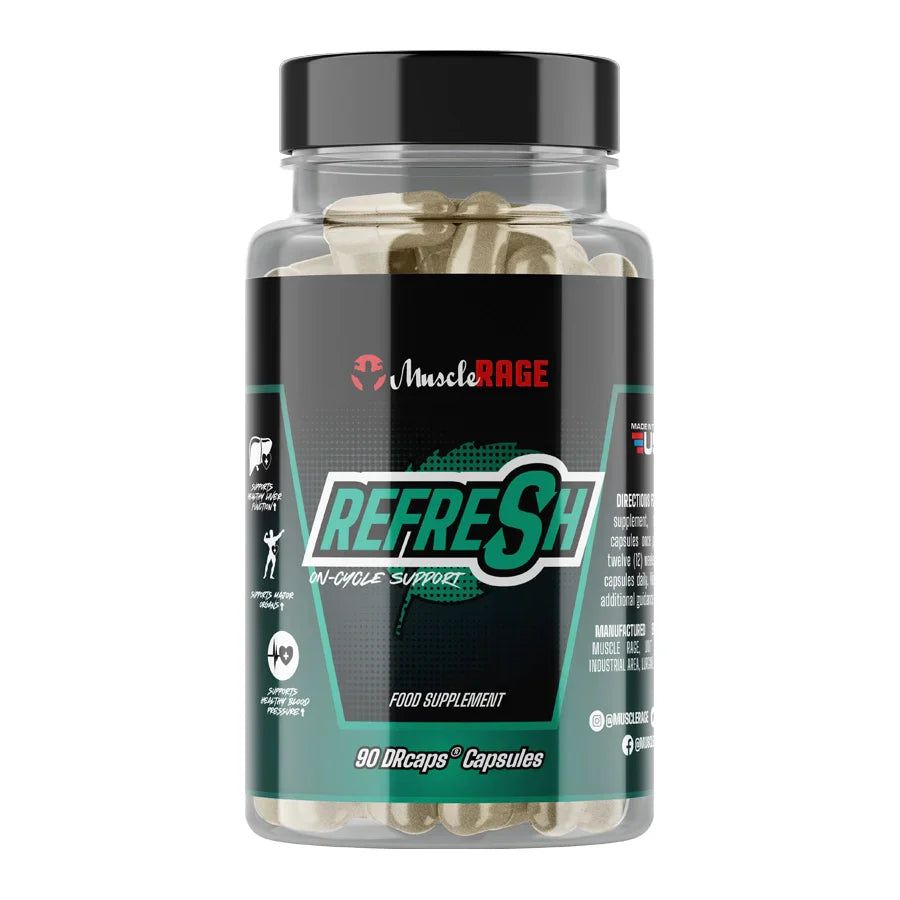 Muscle Rage Refresh - 90 Caps - Organ Support Capsules